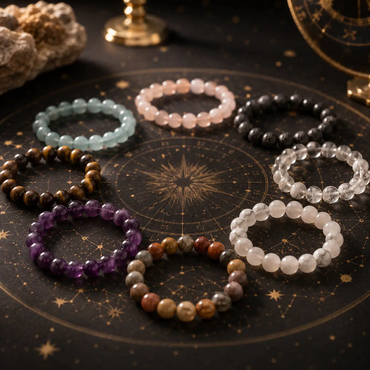 Pierres naturelles et signes du zodiaque pour l'horoscope de juillet en lithothérapie
